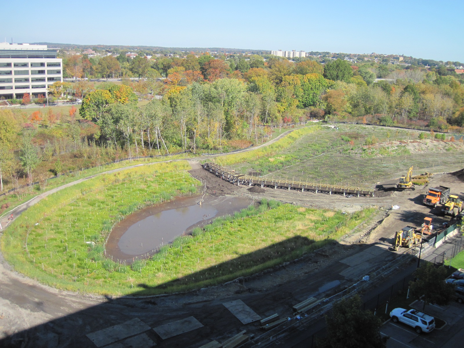 Wetland basin_looking east_October 18 2012